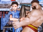 Fighting ragazza Chun Li